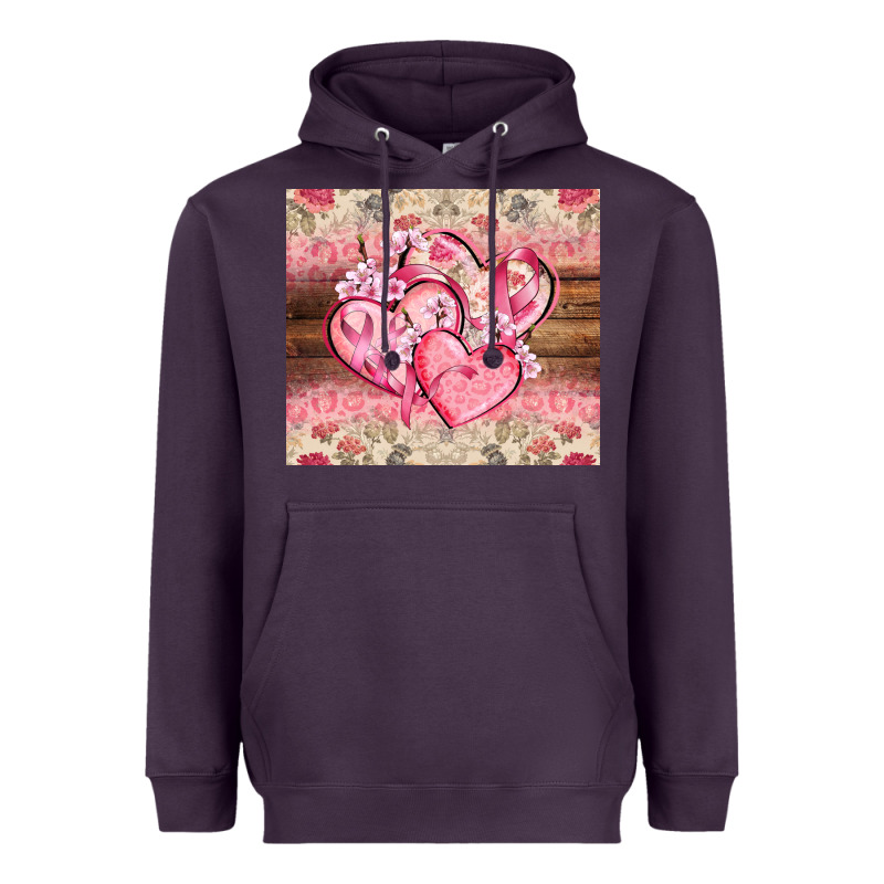 Cancer Hearts Heavyweight Hoodie by CowGirlArtShop | Teevron