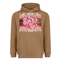 Toasted Coconut cancer hearts Heavyweight Hoodie - CowGirlArtShop
