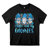 Black chillin' with my gnomies Heavy Core Tee - JahusDesignShop