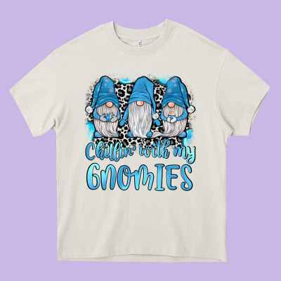 Chillin' With My Gnomies Heavy Core Tee Designed By Jahusdesignshop