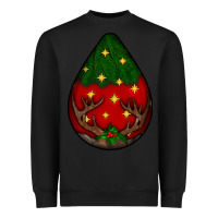Black Christmas  teardrop Heavyweight Sweatshirt - BundleAndBundleShop