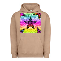 Pigment Burro zebra glitter star seamless pattern Urban Hoodie - BundleAndBundleShop