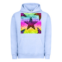 Pigment Grape Ice zebra glitter star seamless pattern Urban Hoodie - BundleAndBundleShop