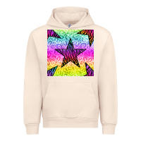 Sandshell zebra glitter star seamless pattern Urban Hoodie - BundleAndBundleShop