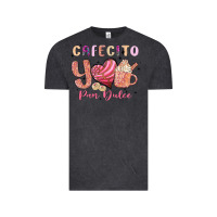 Vintage Black cafecito y pan dulce Vintage Tee - MaliasSmallBusiness