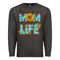 Smoke Being a Mom makes my life complete Mother's Day Premium Sweatshirt - CowGirlArtShop