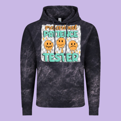 Professional Patience Vintage Hoodie Designed By Maliassmallbusiness