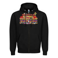 Black Mexican Mom Zipper Hoodie - NancyCooperArtShop