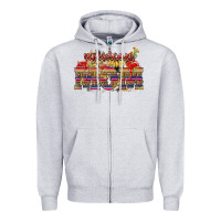 Heather Grey Mexican Mom Zipper Hoodie - NancyCooperArtShop