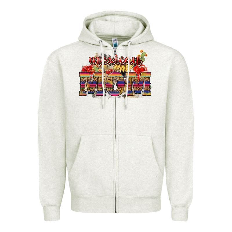 Mexican Mom Zipper Hoodie by NancyCooperArtShop | Teevron