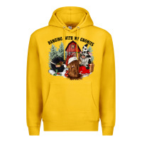 Lemon hanging with my gnomies Premium Hoodie - CowGirlArtShop
