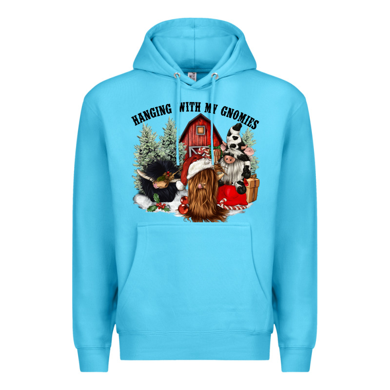 Hanging With My Gnomies Premium Hoodie by CowGirlArtShop | Teevron
