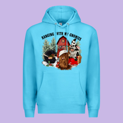 Hanging With My Gnomies Premium Hoodie Designed By Cowgirlartshop