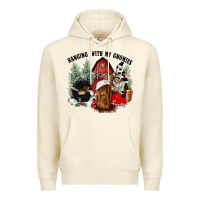 Sandshell hanging with my gnomies Premium Hoodie - CowGirlArtShop