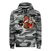Slate Camo hanging with my gnomies Premium Hoodie - CowGirlArtShop