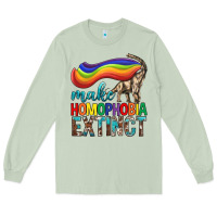 Matcha Lgbtq Make Homophobia Extinct Long Sleeve Tee - BundleAndBundleShop