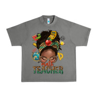 Tornado math teacher life afro messy bun Urban Heavy Tee - NancyCooperArtShop