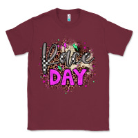 Burgundy race day Classic Tee - JahusDesignShop