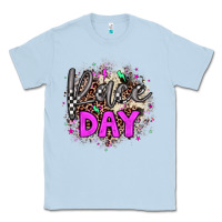 Dusty Blue race day Classic Tee - JahusDesignShop