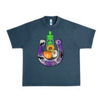 Midnight Navy horseshoe halloween Urban Heavy Tee - AdoDesignShop