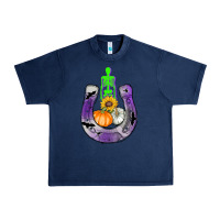 Navy horseshoe halloween Urban Heavy Tee - AdoDesignShop