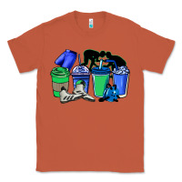 Copper wrestling coffee cups Classic Tee - NancyCooperArtShop