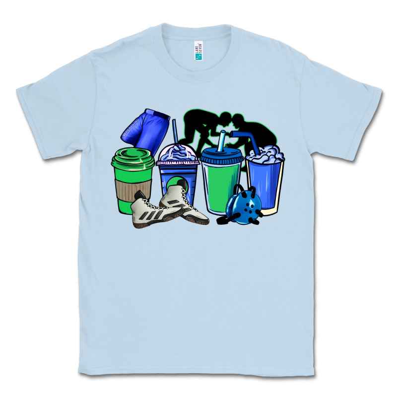 Wrestling Coffee Cups Classic Tee by NancyCooperArtShop | Teevron
