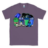 Lavender wrestling coffee cups Classic Tee - NancyCooperArtShop