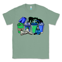 Sage wrestling coffee cups Classic Tee - NancyCooperArtShop