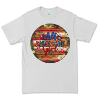Dove Grey all american girl Premium Tee - Artiststas