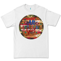 White all american girl Premium Tee - Artiststas