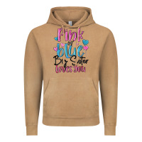 Vintage Camel pink or blue big sister loves you Vintage Hoodie - MaliasSmallBusiness