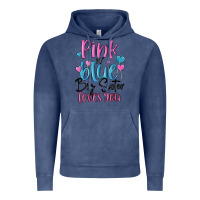 Vintage Denim pink or blue big sister loves you Vintage Hoodie - MaliasSmallBusiness