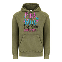 Vintage Olive pink or blue big sister loves you Vintage Hoodie - MaliasSmallBusiness