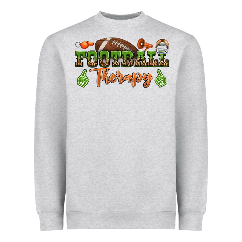 Football Therapy Heavyweight Sweatshirt by BundleAndBundleShop | Teevron