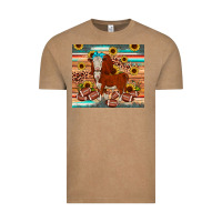 Vintage Coffee football hereford sunflower tumbler Vintage Tee - JahusDesignShop