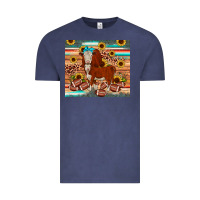Vintage Denim football hereford sunflower tumbler Vintage Tee - JahusDesignShop