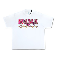 White mama all day everyday Urban Heavy Tee - NancyCooperArtShop