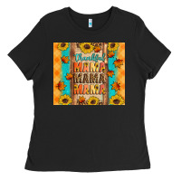 Black Thankful mama mama mama Ladies Tee - Artiststas