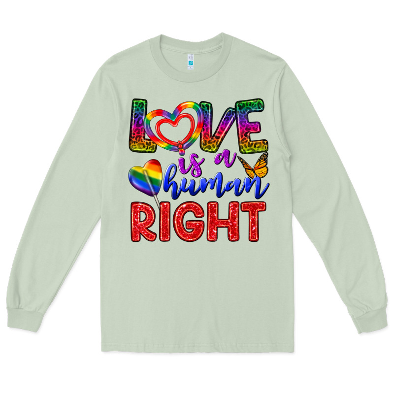 Love İs A Human Right Long Sleeve Tee by BundleAndBundleShop | Teevron