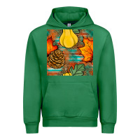 Emerald fall pumpkins seamless pattern Urban Hoodie - BundleAndBundleShop