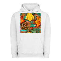 Pigment Lunar Rock fall pumpkins seamless pattern Urban Hoodie - BundleAndBundleShop