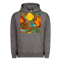 Pigment Tornado fall pumpkins seamless pattern Urban Hoodie - BundleAndBundleShop