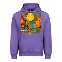 Tulip fall pumpkins seamless pattern Urban Hoodie - BundleAndBundleShop