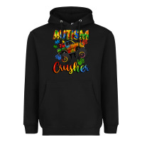 Black autism crusher Heavyweight Hoodie - CowGirlArtShop