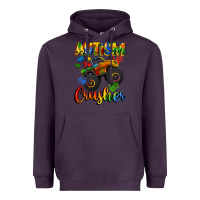 Plum autism crusher Heavyweight Hoodie - CowGirlArtShop