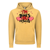 Vintage Mustard i'm yours no refunds Vintage Hoodie - MaliasSmallBusiness