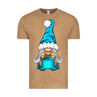 Vintage Camel winter gnome with gift Vintage Tee - NancyCooperArtShop