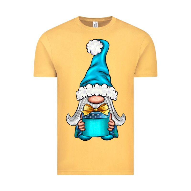 Winter Gnome With Gift Vintage Tee by NancyCooperArtShop | Teevron