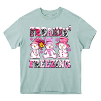 Arona freaking freezing with Snowmans Heavy Core Tee - AdoDesignShop